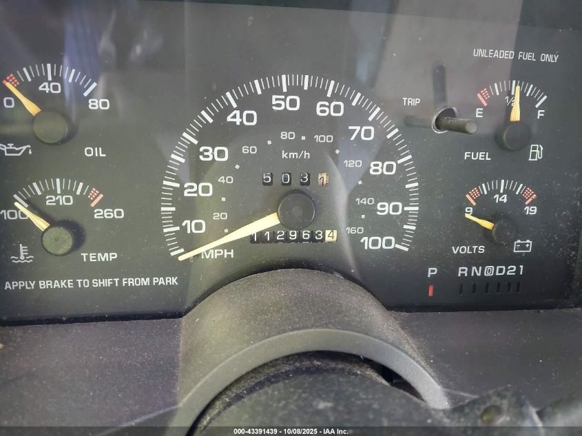 1994 Chevrolet Astro VIN: 1GNDM19W5RB209701 Lot: 43391439