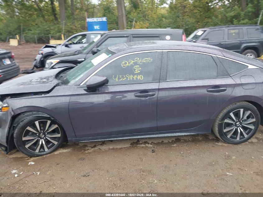 2024 Honda Civic Ex-L VIN: 19XFL1H70RE027602 Lot: 43391440