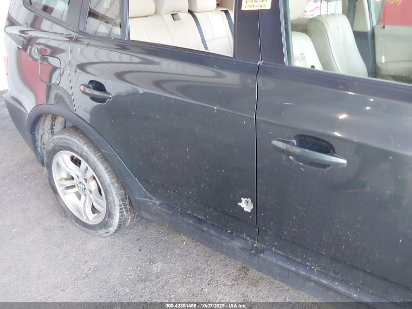2005 BMW X3 3.0I VIN: WBXPA93495WD06820 Lot: 43391466