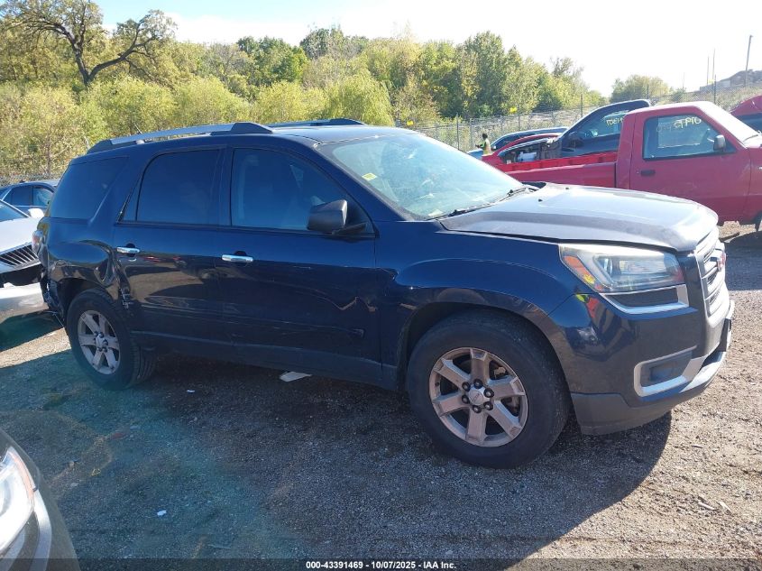2016 GMC Acadia Sle-2 VIN: 1GKKRPKD2GJ322543 Lot: 43391469