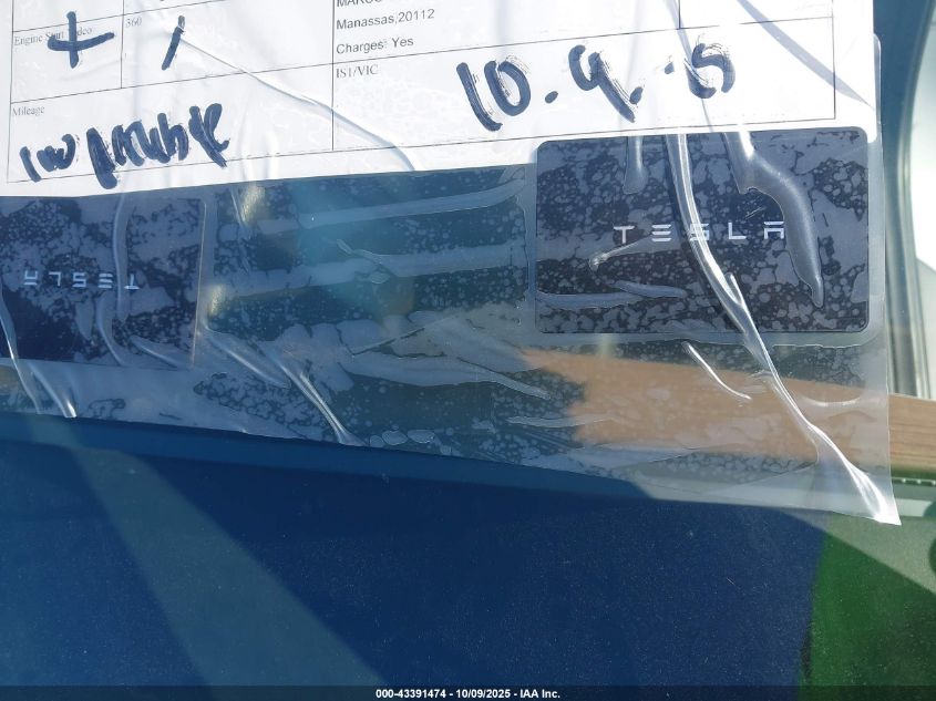 2022 Tesla Model 3 Long Range Dual Motor All-Wheel Drive VIN: 5YJ3E1EB5NF262605 Lot: 43391474