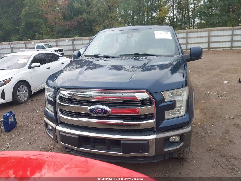 2016 Ford F-150 King Ranch VIN: 1FTEW1EG2GFB36315 Lot: 43391481