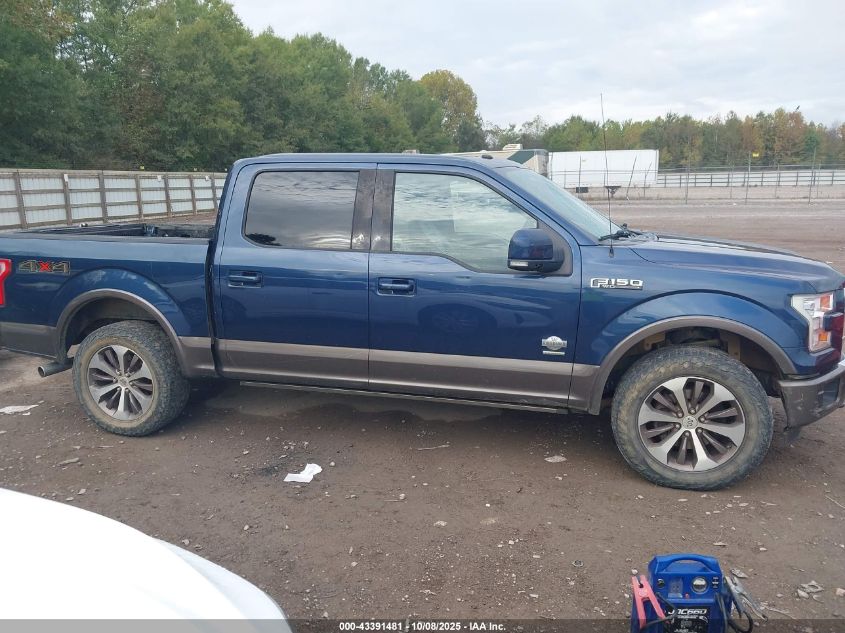 2016 Ford F-150 King Ranch VIN: 1FTEW1EG2GFB36315 Lot: 43391481