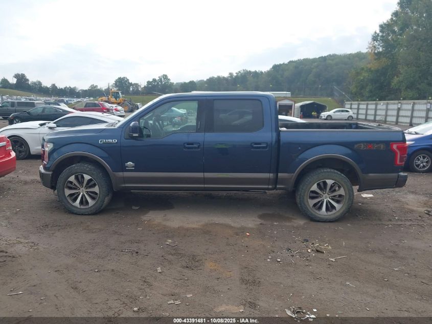 2016 Ford F-150 King Ranch VIN: 1FTEW1EG2GFB36315 Lot: 43391481