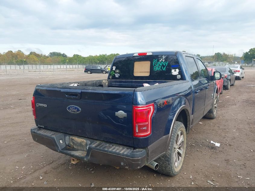 2016 Ford F-150 King Ranch VIN: 1FTEW1EG2GFB36315 Lot: 43391481
