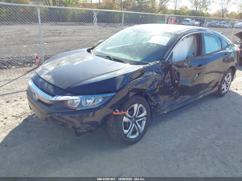 2017 Honda Civic Lx VIN: 19XFC2F57HE208914 Lot: 43391491