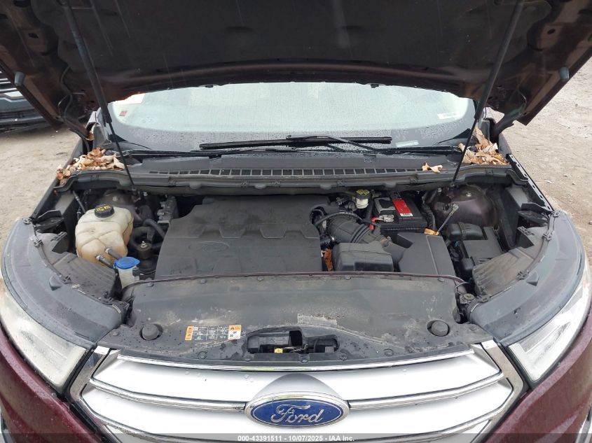 2017 Ford Edge Sel VIN: 2FMPK3J84HBB38354 Lot: 43391511