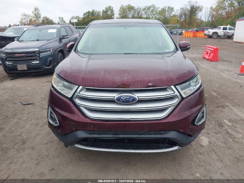 2017 Ford Edge Sel VIN: 2FMPK3J84HBB38354 Lot: 43391511
