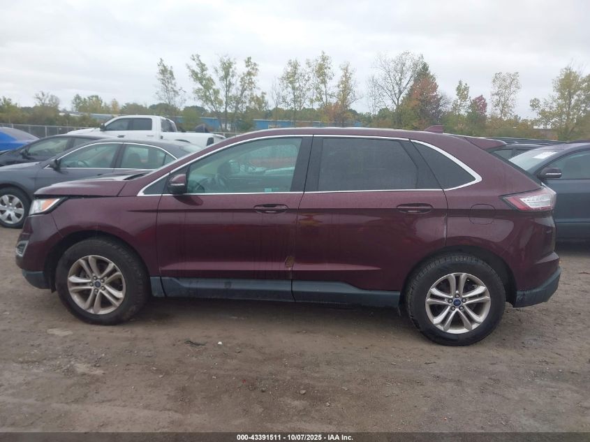 2017 Ford Edge Sel VIN: 2FMPK3J84HBB38354 Lot: 43391511