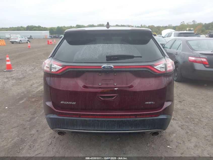 2017 Ford Edge Sel VIN: 2FMPK3J84HBB38354 Lot: 43391511