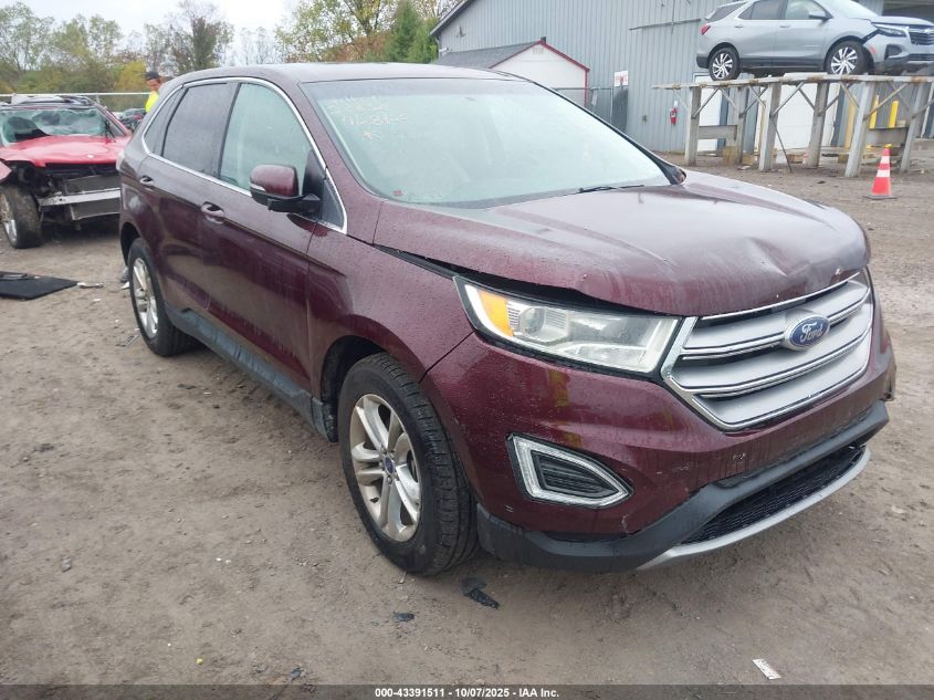 2017 Ford Edge Sel VIN: 2FMPK3J84HBB38354 Lot: 43391511