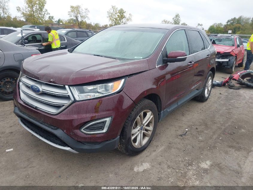 2017 Ford Edge Sel VIN: 2FMPK3J84HBB38354 Lot: 43391511