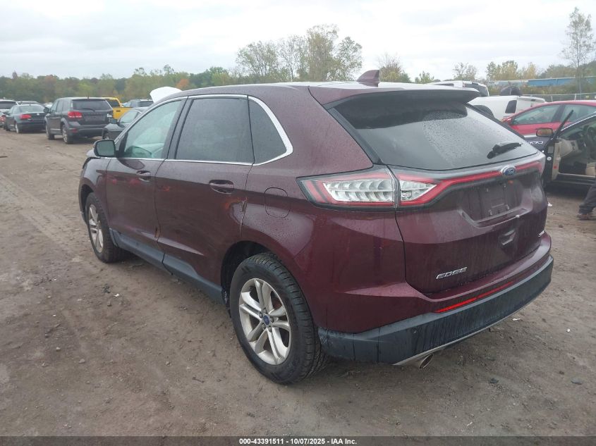 2017 Ford Edge Sel VIN: 2FMPK3J84HBB38354 Lot: 43391511