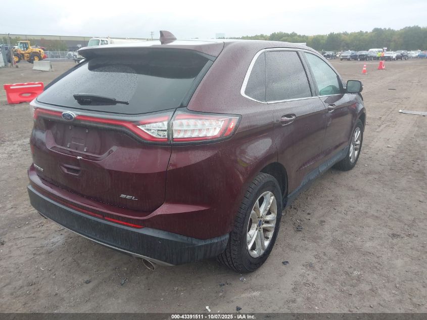 2017 Ford Edge Sel VIN: 2FMPK3J84HBB38354 Lot: 43391511