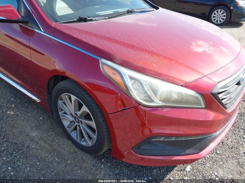 2016 Hyundai Sonata Sport VIN: 5NPE34AF7GH426000 Lot: 43391521