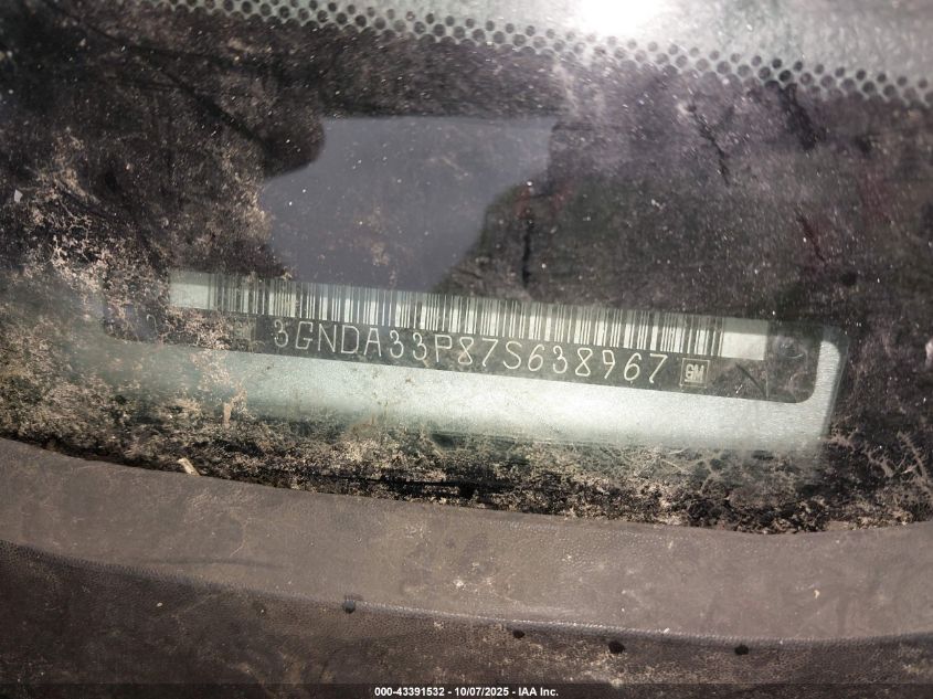 2007 Chevrolet Hhr Lt VIN: 3GNDA33P87S638967 Lot: 43391532