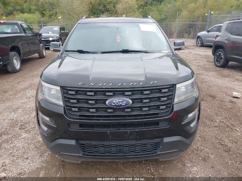 2016 Ford Explorer Sport VIN: 1FM5K8GT8GGC10552 Lot: 43391533