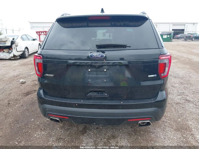 2016 Ford Explorer Sport VIN: 1FM5K8GT8GGC10552 Lot: 43391533