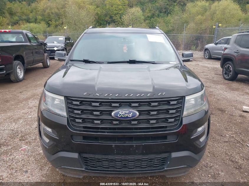 2016 Ford Explorer Sport VIN: 1FM5K8GT8GGC10552 Lot: 43391533