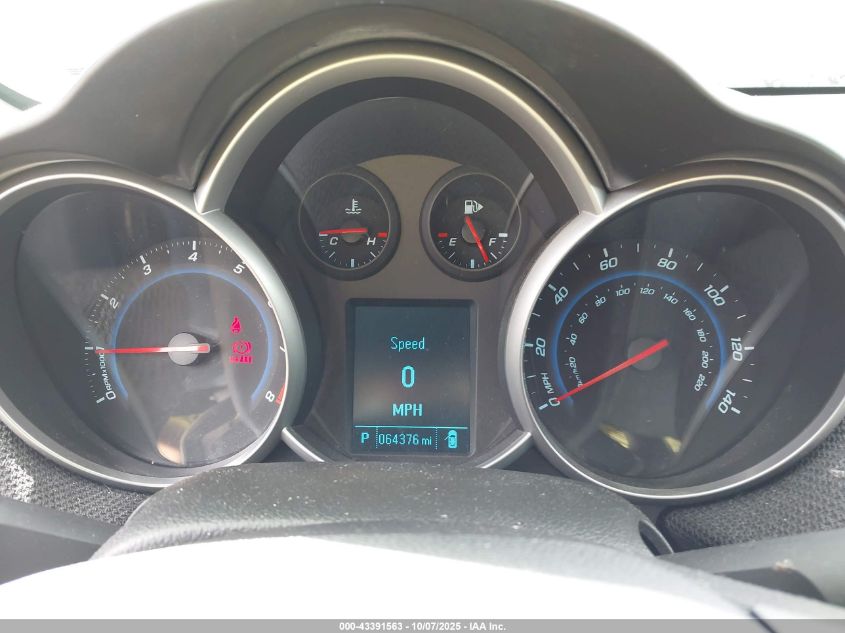 2012 Chevrolet Cruze 1Lt VIN: 1G1PF5SC4C7391319 Lot: 43391563