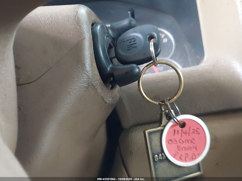 2003 GMC Envoy Xl Slt VIN: 1GKES16S436221590 Lot: 43391564