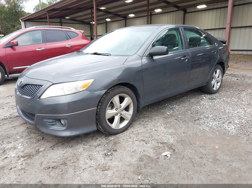 2011 Toyota Camry Se grey sedan gasoline 4T1BF3EK6BU184564 photo #3