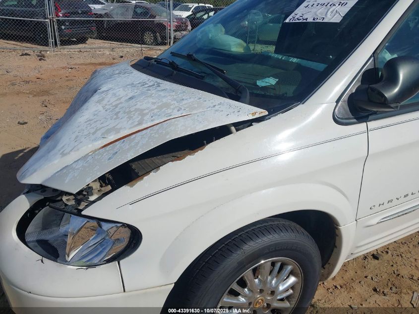 2001 Chrysler Town & Country Limited VIN: 2C8GP64L91R240266 Lot: 43391630