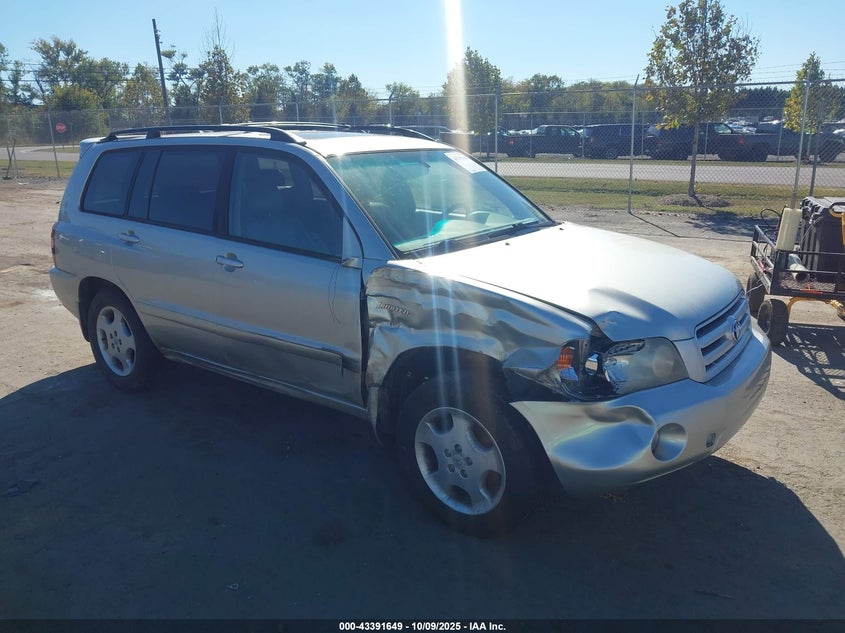 JTEEP21AX40027955 2004 Toyota Highlander Limited V6 auction photo 1
