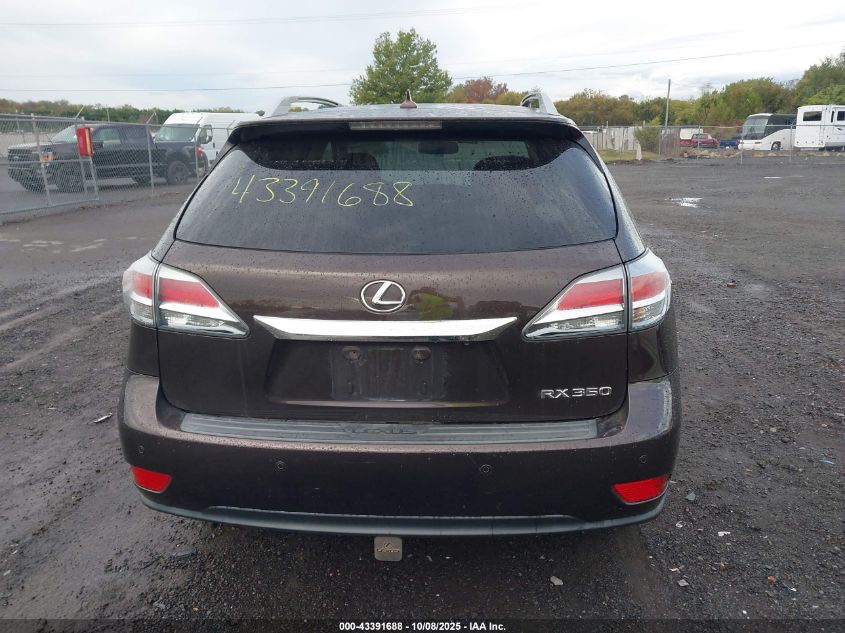 2013 Lexus Rx 350 VIN: 2T2BK1BA1DC195810 Lot: 43391688