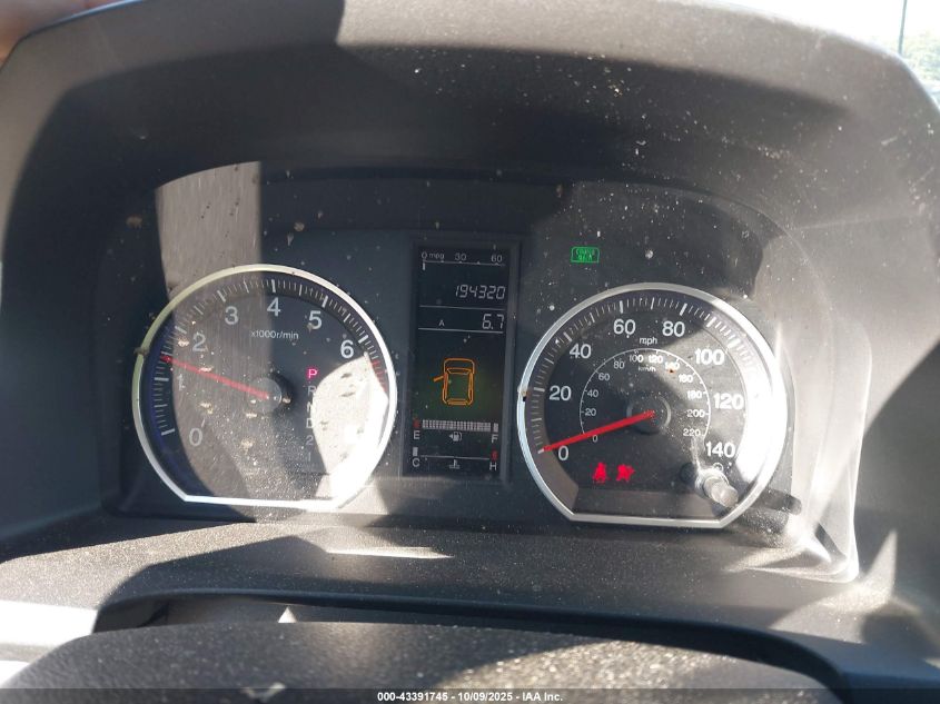 2009 Honda Cr-V Lx VIN: 5J6RE48339L005102 Lot: 43391745