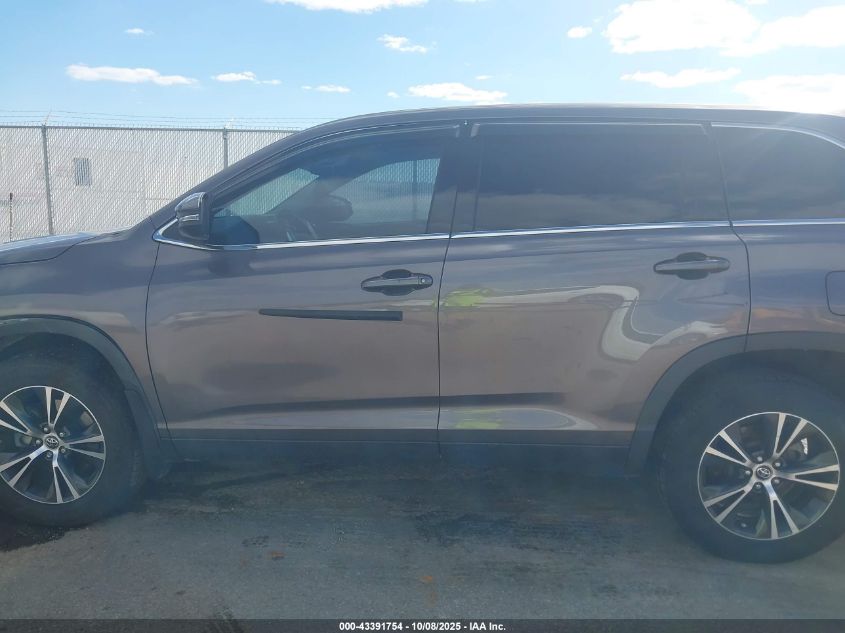 2019 Toyota Highlander Le VIN: 5TDBZRFH1KS960881 Lot: 43391754