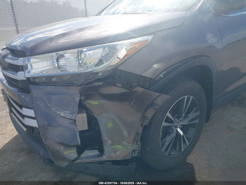 2019 Toyota Highlander Le VIN: 5TDBZRFH1KS960881 Lot: 43391754