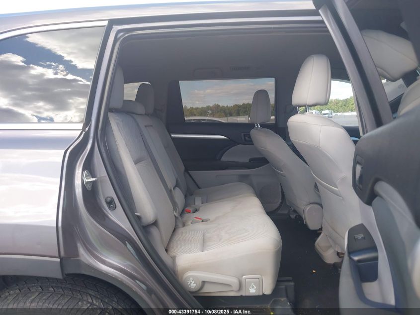 2019 Toyota Highlander Le VIN: 5TDBZRFH1KS960881 Lot: 43391754