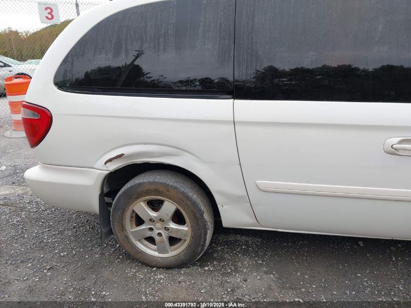 2005 Dodge Grand Caravan Sxt VIN: 2D4GP44L15R405077 Lot: 43391793