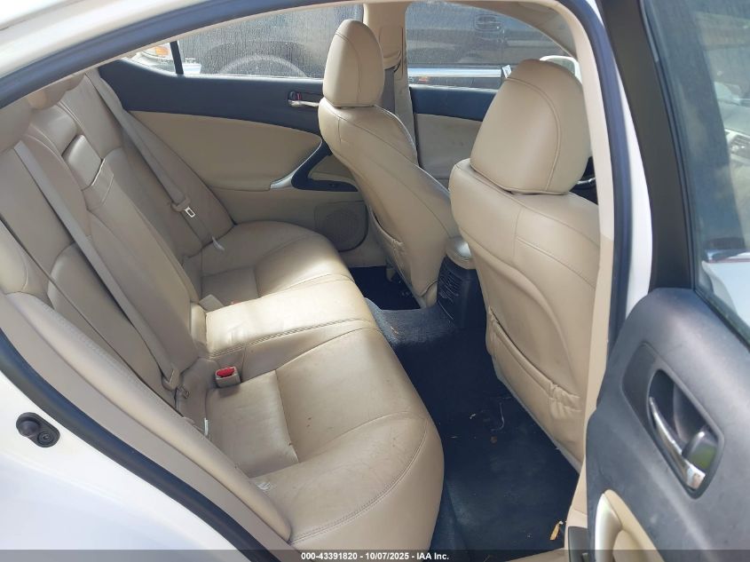 2008 Lexus Is 250 VIN: JTHCK262985022152 Lot: 43391820