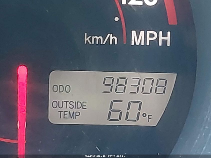 2005 Pontiac Vibe VIN: 5Y2SL638X5Z459995 Lot: 43391828