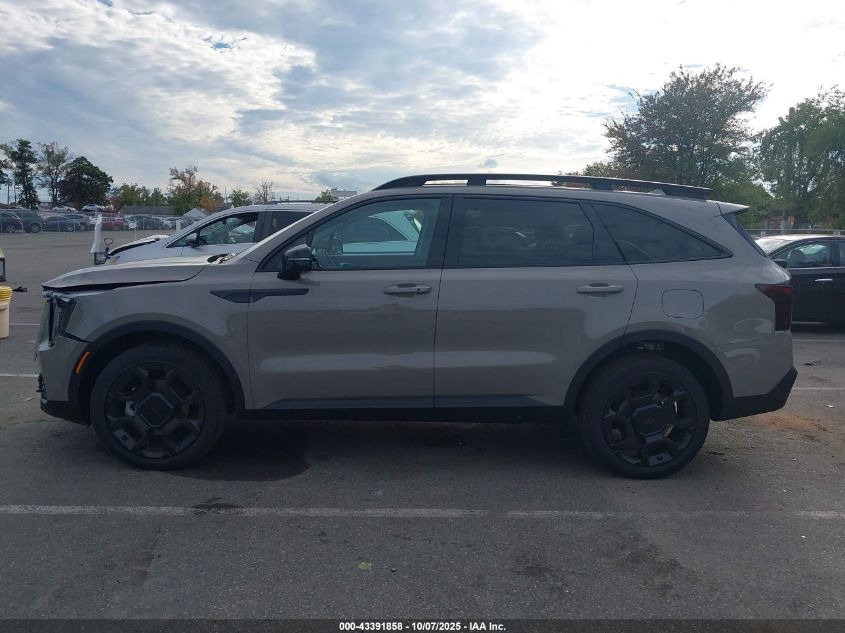 2025 Kia Sorento X-Line Ex VIN: 5XYRHDJF4SG407004 Lot: 43391858