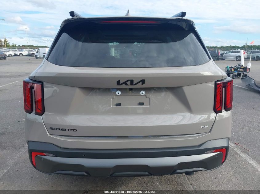 2025 Kia Sorento X-Line Ex VIN: 5XYRHDJF4SG407004 Lot: 43391858