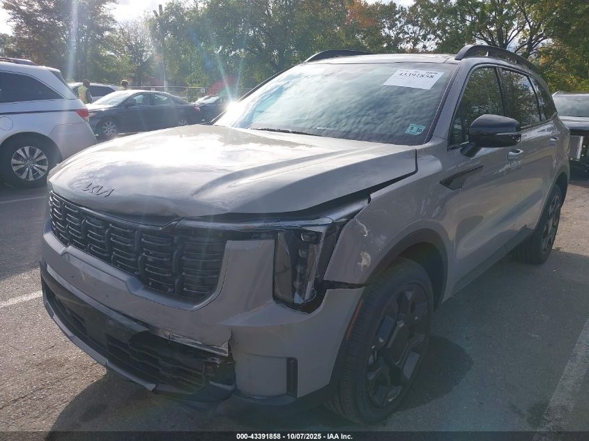 2025 Kia Sorento X-Line Ex VIN: 5XYRHDJF4SG407004 Lot: 43391858