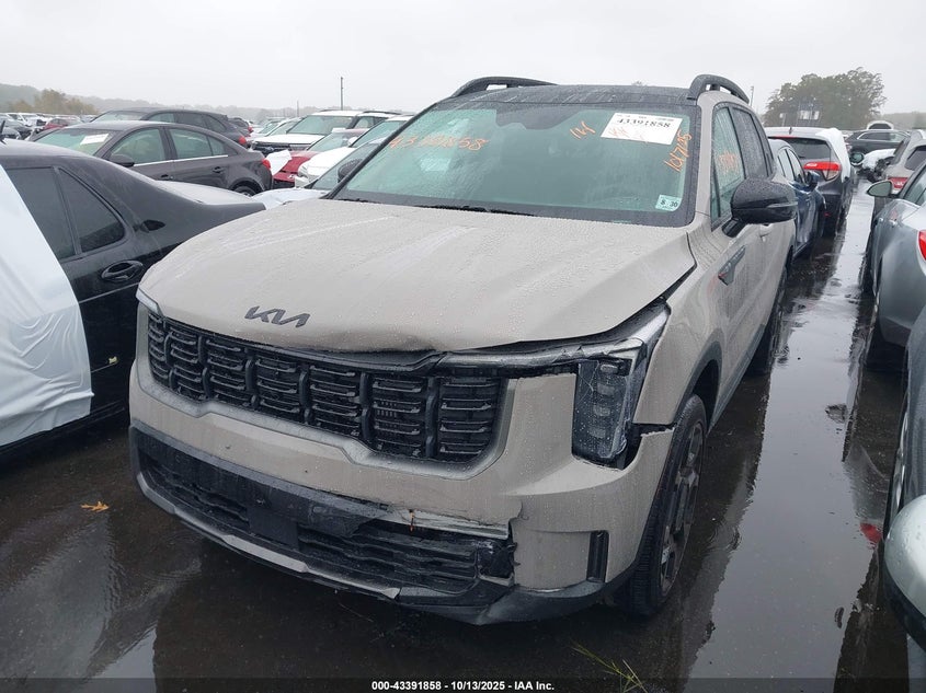 Vin: 5xyrhdjf4sg407004, lot: 43886623, kia sorento x-line ex 20252