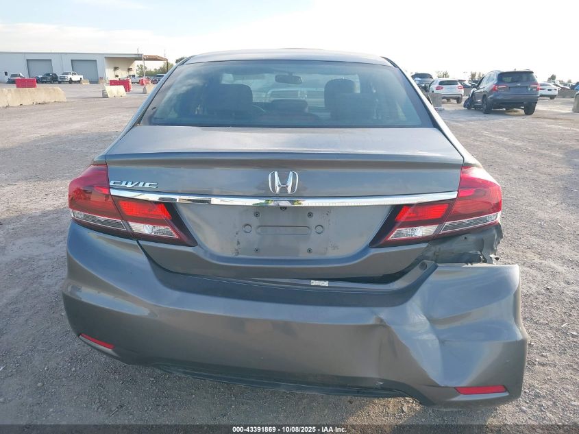 2013 Honda Civic Ex VIN: 19XFB2F88DE092985 Lot: 43391869