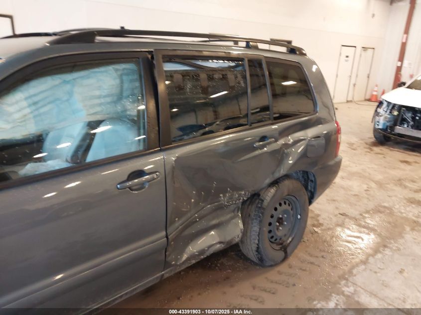 2007 Toyota Highlander V6 VIN: JTEEP21A270203594 Lot: 43391903