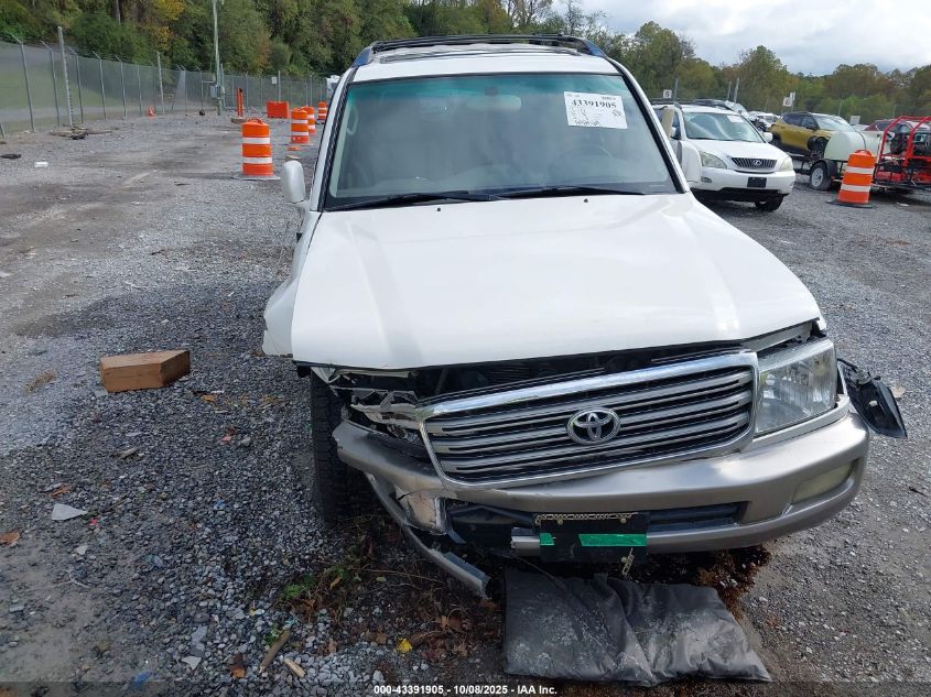 2005 Toyota Land Cruiser V8 VIN: JTEHT05J452080146 Lot: 43391905