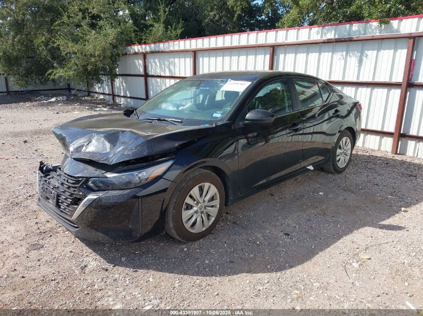 2025 Nissan Sentra S VIN: 3N1AB8BV9SY307037 Lot: 43391907