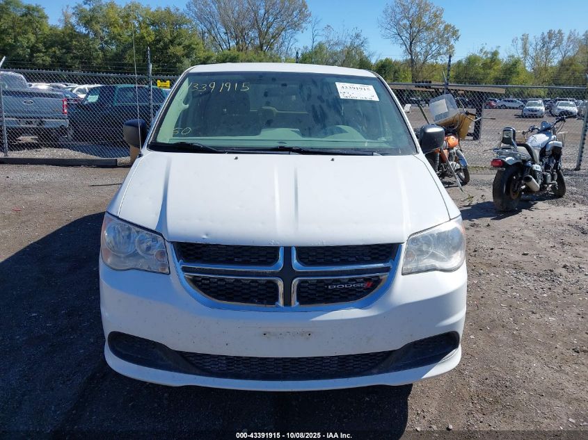 2016 Dodge Grand Caravan Se VIN: 2C4RDGBG0GR314343 Lot: 43391915