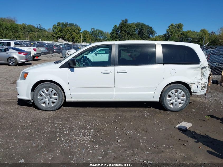 2016 Dodge Grand Caravan Se VIN: 2C4RDGBG0GR314343 Lot: 43391915