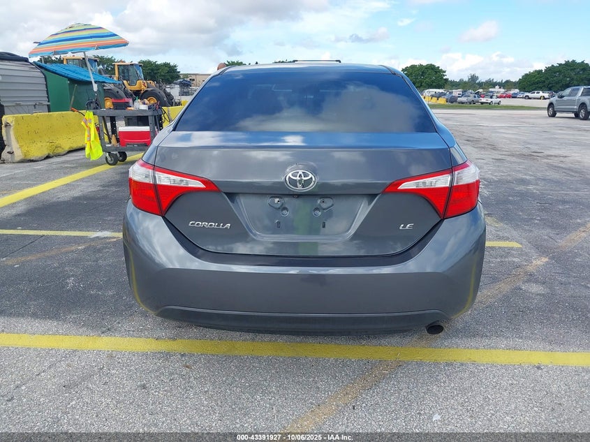 2015 Toyota Corolla Le VIN: 2T1BURHEXFC248711 Lot: 43391927