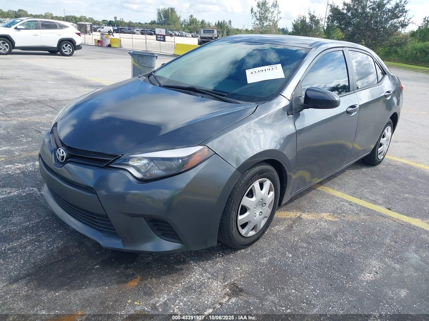 2015 Toyota Corolla Le VIN: 2T1BURHEXFC248711 Lot: 43391927