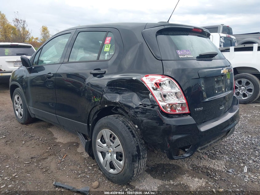 2017 CHEVROLET TRAX LS 3GNCJKSB8HL263556