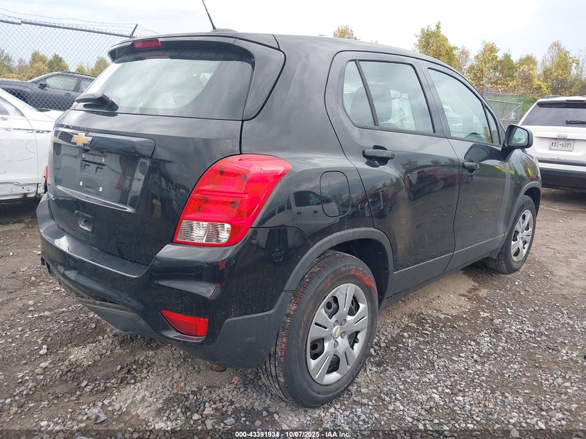2017 CHEVROLET TRAX LS 3GNCJKSB8HL263556